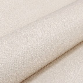 Papel parede 3D 10x0,53 m tecido não-tecido bege sólido
