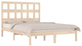 Cama sem colchão 160x200 cm madeira de pinho maciça