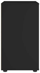 Aparador VISNES 60x40x73 cm derivados de madeira preto