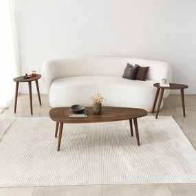 Mesa de Café Sweet - Cor Nogueira - 115x38x50 cm