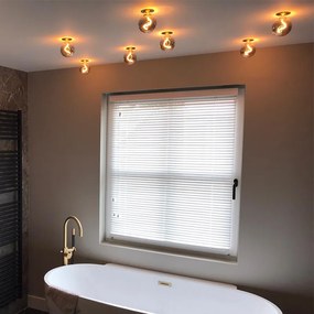 Conjunto de 6 focos embutidos modernos pretos - Insight