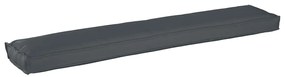 Almofadas para Banco 2 pcs Antracite 200x40x8 cm em Tecido Oxford