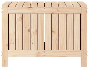 Caixa de arrumação jardim 76x42,5x54 cm madeira de pinho maciça