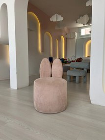 Cadeira Wing Bunny – Rosa – 39x58x39 cm