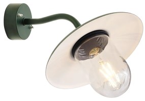 Candeeiro de Parede Exterior Verde Escuro IP44 - Munich Industrial