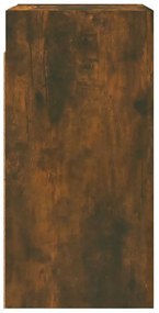 Móveis de TV 2 pcs 30,5x30x60 cm madeira cor carvalho fumado