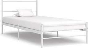 284692 vidaXL Estrutura de cama metal 90x200 cm branco