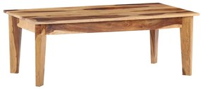 Mesa de centro 110x60x40 cm madeira de sheesham maciça