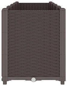 Vaso/floreira 160x40x53 cm PP castanho