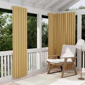 vidaXL Tela de varanda 100x240 cm tecido oxford amarelo e laranja