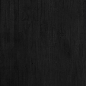 Estante 60x30x105 cm madeira de pinho maciça preto