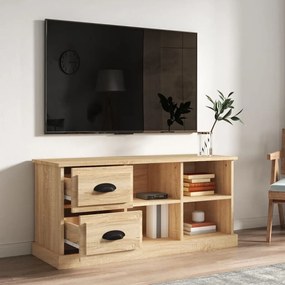 Móvel de TV 102x35,5x47,5 cm derivados madeira carvalho sonoma