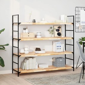 vidaXL Prateleira flutuante 120x40x4 cm acácia maciça não tratada