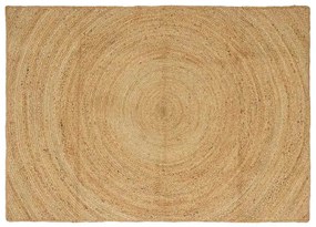 vidaXL Tapetes de área Retangular Castanho 140 x 200 cm Juta