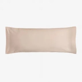 Fronha Agassi De Algodão Percal 180 Fios Rosa Peónia Claro & 45 X 100 Cm - Sklum