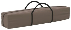 Tenda para festas dobrável 3x6 m cinzento-acastanhado