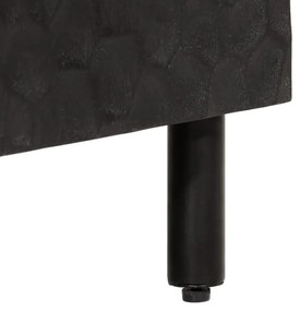 Móvel de apoio 80x33x75 cm madeira de mangueira maciça preto