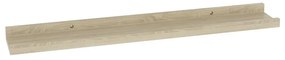 Prateleiras de parede 4 pcs 60x9x3 cm carvalho sonoma