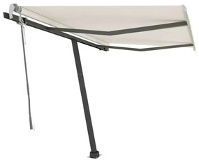 Toldo retrátil manual independente 350x250 cm cor creme
