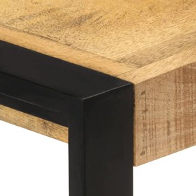 Armário lateral 120x30x75 cm madeira de mangueira maciça