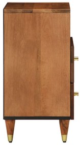 Mesa de cabeceira 50x33x62 cm madeira de mangueira maciça