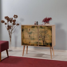 Cômoda Verybox – Carvalho Sonoma – 90x90x40 cm