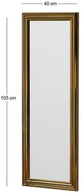 Espelho Smooth – Dourado – 40x105x3 cm