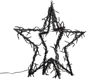 Estrela de Natal Estrela Preta incl. LED IP44 - Brilli