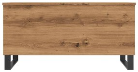 Mesa centro 90x44,5x45 cm derivados madeira carvalho artisiano