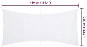 Rede de camuflagem com saco de arrumação 410x285 cm branco