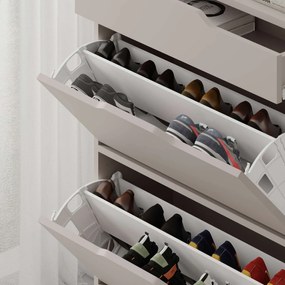 Hall Stand Berlin ABC – Nogueira – 180x200x35 cm