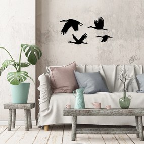 Acessório Decorativo de Parede em Metal Stork – Preto – 20 x 30 cm, 17