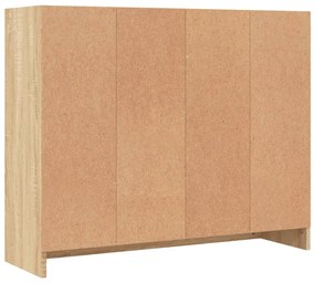 Aparador 91x28x75 cm derivados de madeira carvalho sonoma