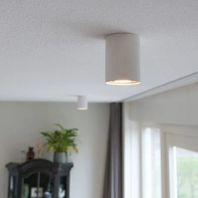 Foco moderno branco em aço rotativo e inclinável - Rondoo Up