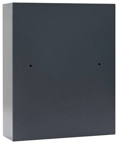 Cofre com Teclado Cinza Escuro Aço, Cromo Médio Fechaduras