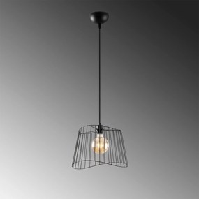 Candeeiro de Teto Byisoo – Preto – 40 x 40 cm