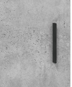 Secretária 140x50x75 cm derivados de madeira cinza cimento