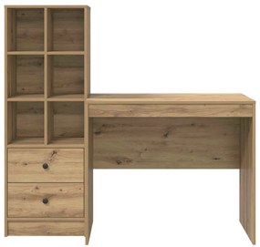 Mesa com Armazenamento Carvalho Artisan Madeira Engenheirada