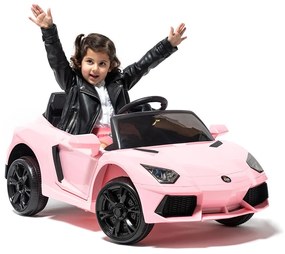 Lamborghini Roadster CARRO ELÉTRICO INFANTIL 12V ROSA