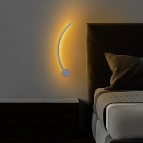 Candeeiro de Parede Uyan – Cinzento – 49cm x 15cm x 10cm
