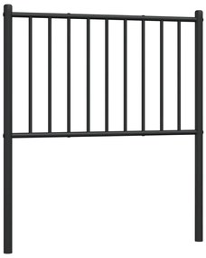 Cabeceira de cama 80 cm metal preto