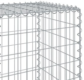 Cesto gabião com cobertura 300x50x150 cm ferro galvanizado