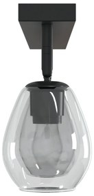 Luminárias de Teto com Lâmpada de Vidro Ajustável Anthracite E27