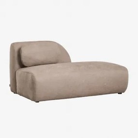 Módulo Divã Direito Para Sofá Modular Em Chenille Coquette Chenille Castanho Trigo - Sklum