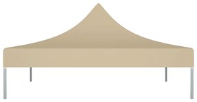 Teto para tenda de festas 3x3 m 270 g/m² bege