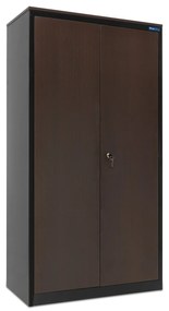 Armário Contabilidade 1500x800x420mm Portas de Bater – IND Preto/Wenguê