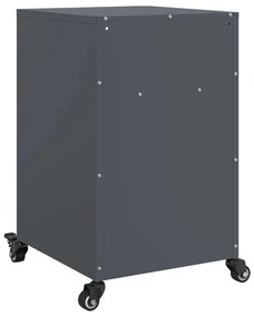 Mesa de cabeceira 36x39x59 cm aço antracite