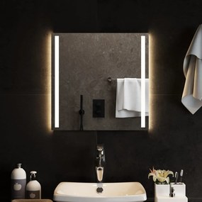 151739 vidaXL Espelho de casa de banho com luzes LED 50x50 cm