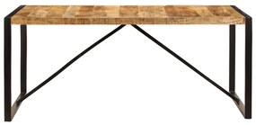 Mesa de jantar 180x90x75 cm madeira de magueira maciça