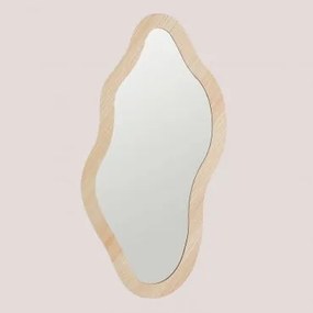Espelho de parede em MDF Fido Natural ↑100 cm - Sklum